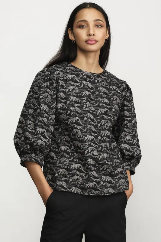 Eira Blouse made by Jennifer Glasgow