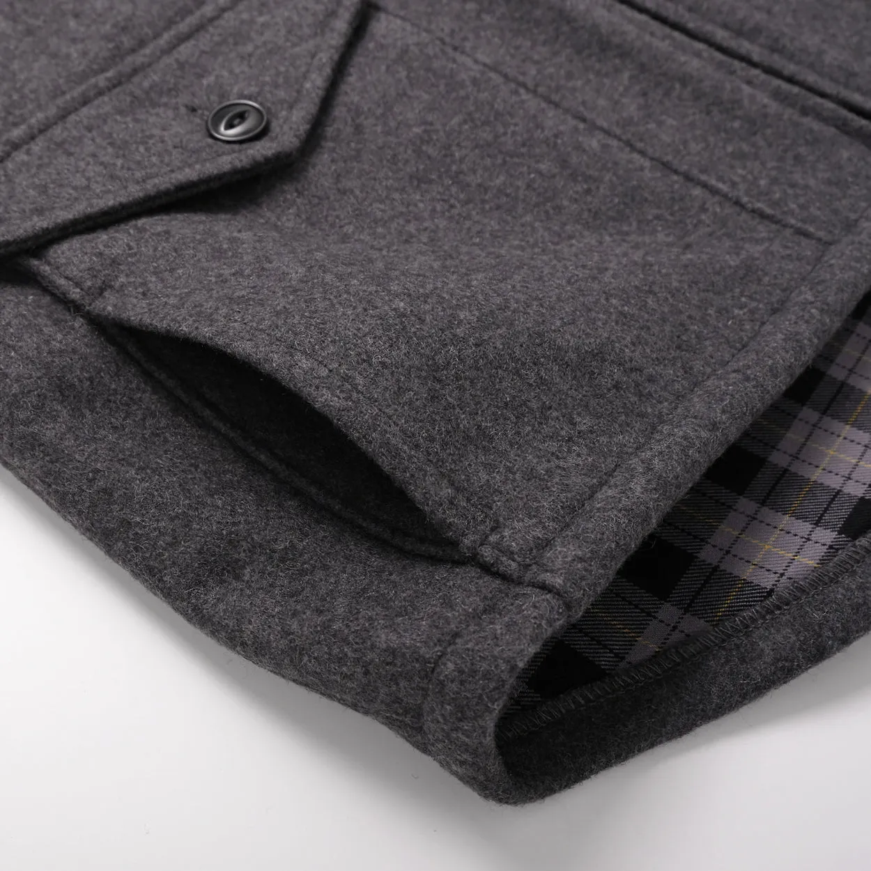 Grey Wool Field Vest sold by Outclass product image thumbnail 3