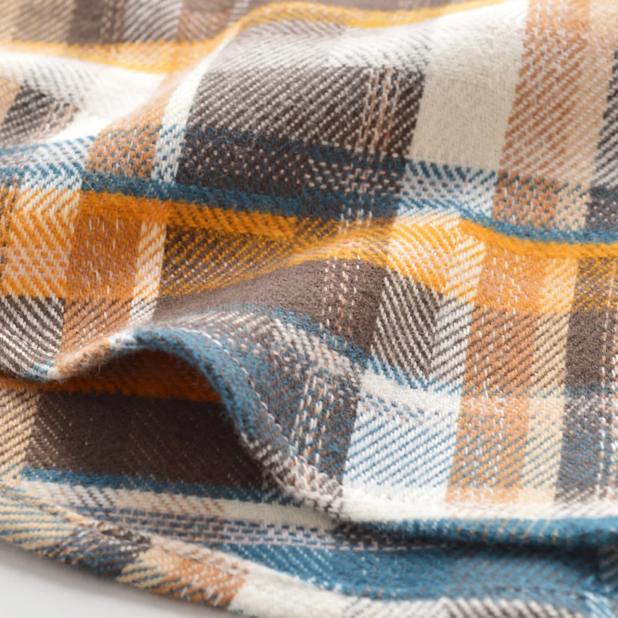 Yellow Geometric Flannel Shirt sold by Outclass product image thumbnail 4