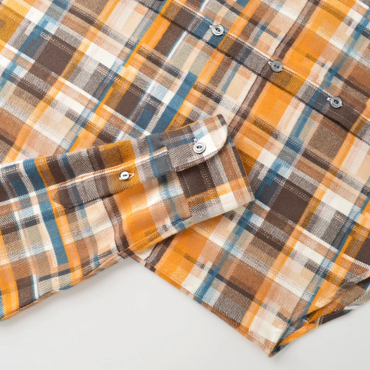 Yellow Geometric Flannel Shirt sold by Outclass product image thumbnail 3