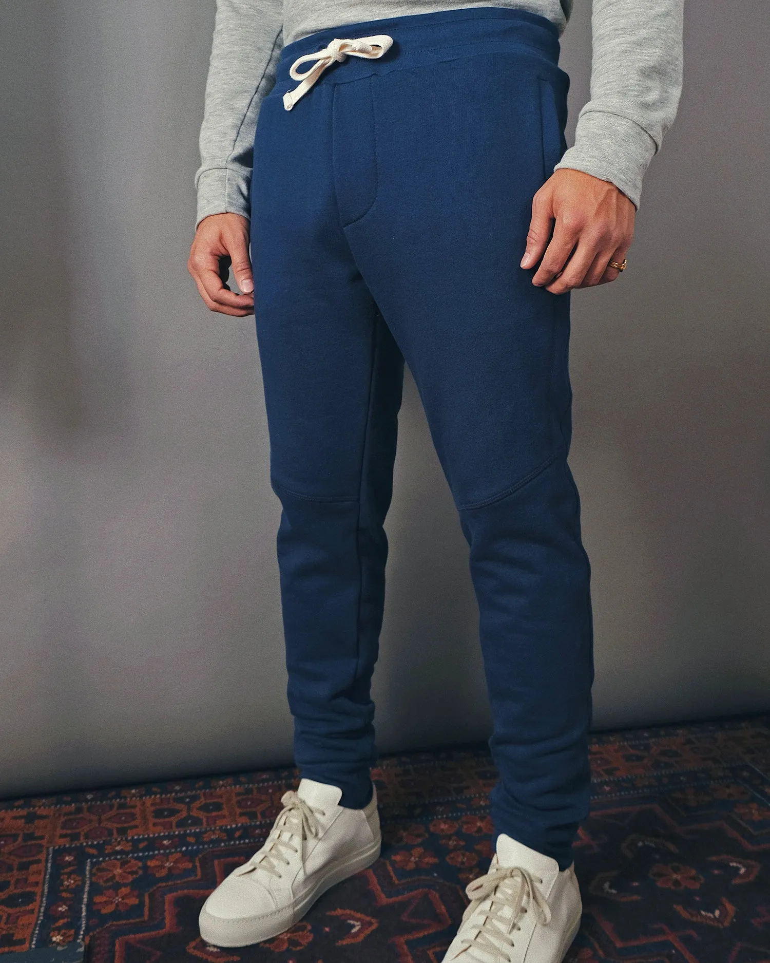Indigo French Terry Sweatpants sold by Outclass product image thumbnail 2