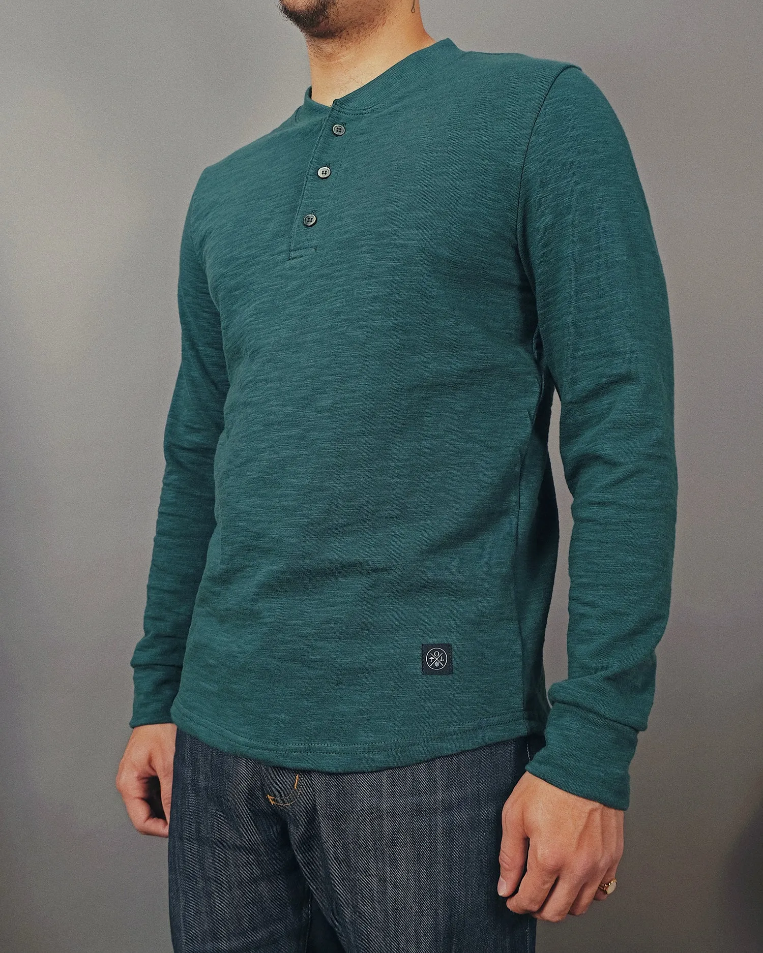 Spruce Double Slub L/S Henley sold by Outclass product image thumbnail 2