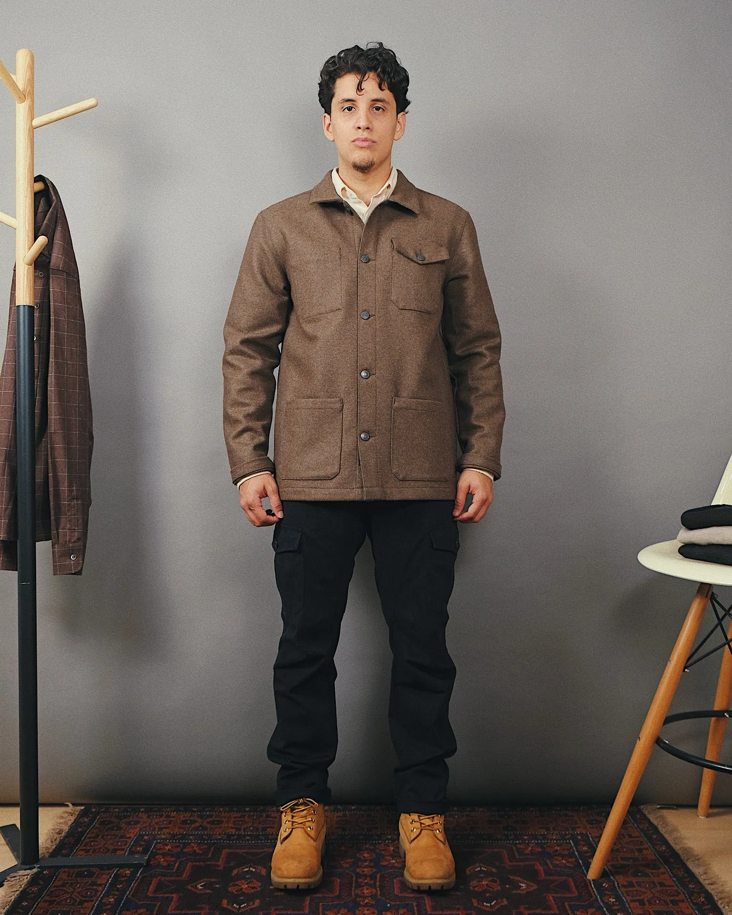 Hazel Wool Chore Coat sold by Outclass product image thumbnail 3