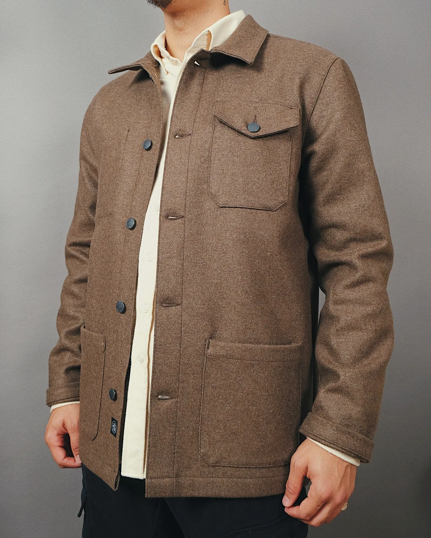 Hazel Wool Chore Coat sold by Outclass product image thumbnail 4