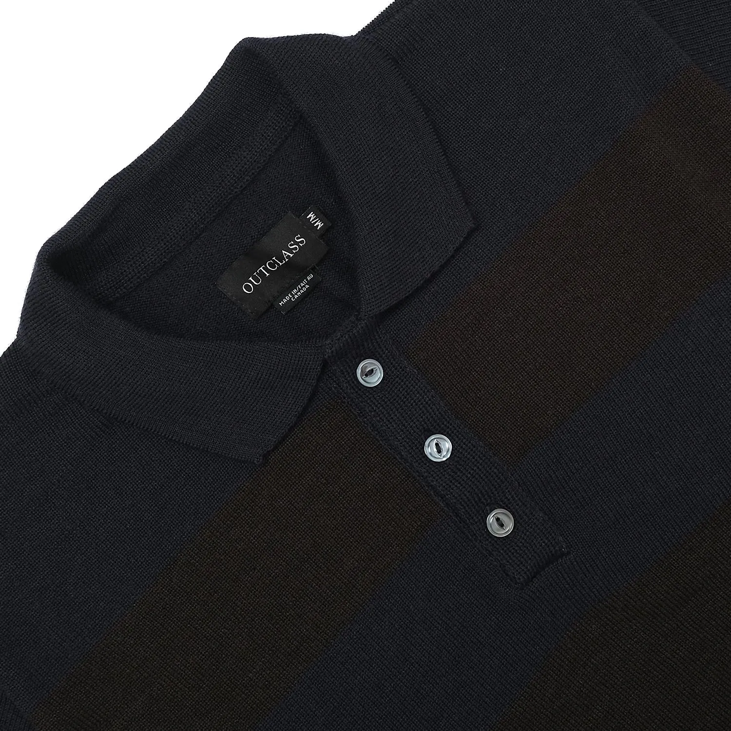 Stripe Polo Sweater sold by Outclass product image thumbnail 4