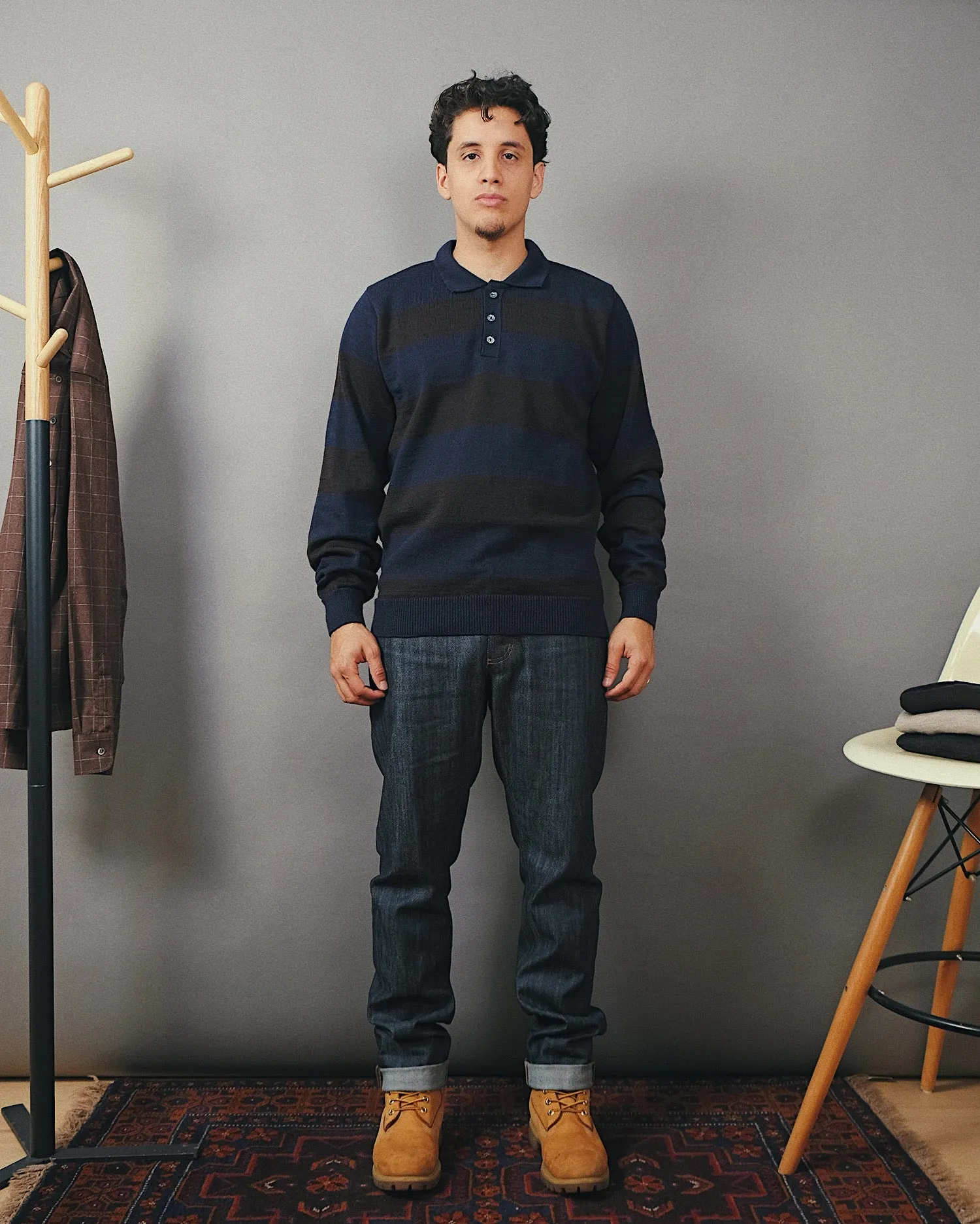 Stripe Polo Sweater sold by Outclass product image thumbnail 3
