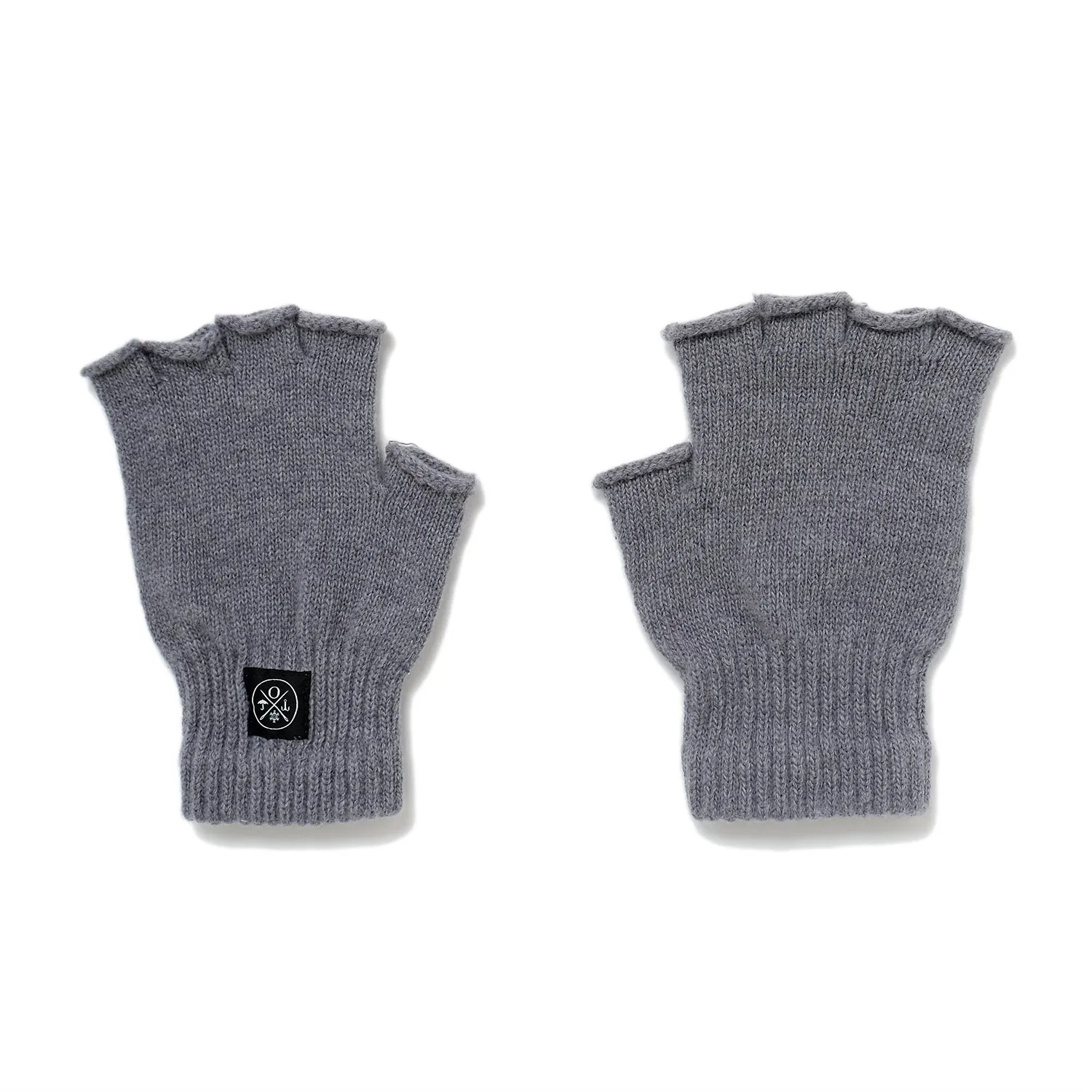 Grey Fingerless Wool Gloves sold by Outclass