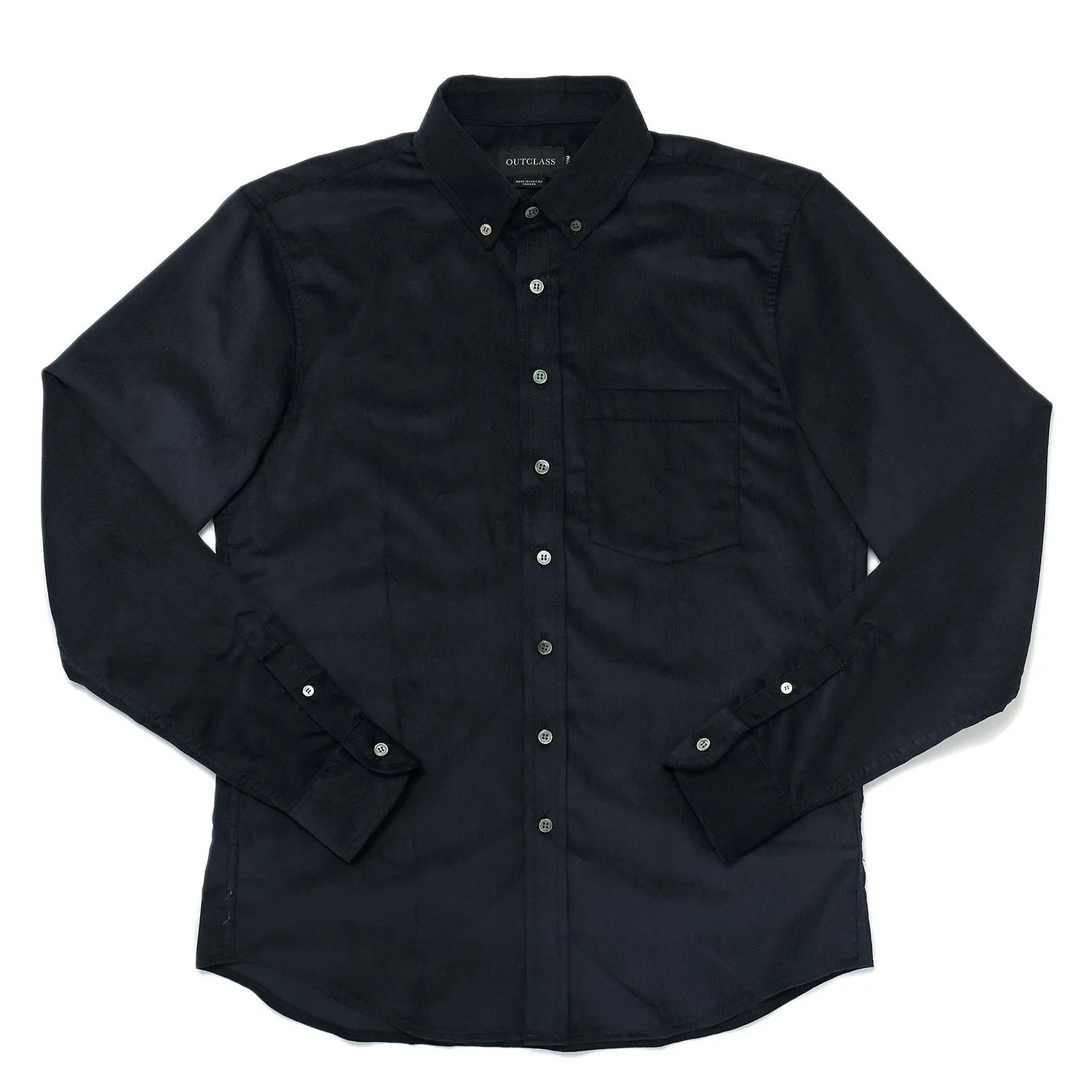 Navy Corduroy Shirt sold by Outclass
