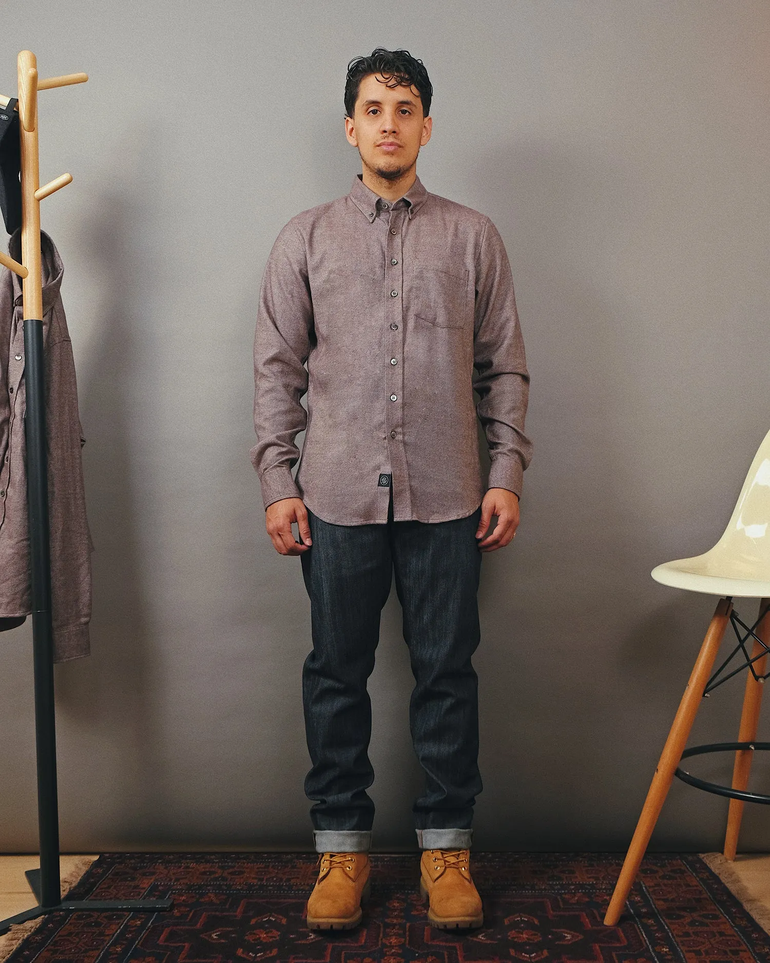 Hazel Twill Flannel Shirt sold by Outclass product image thumbnail 3