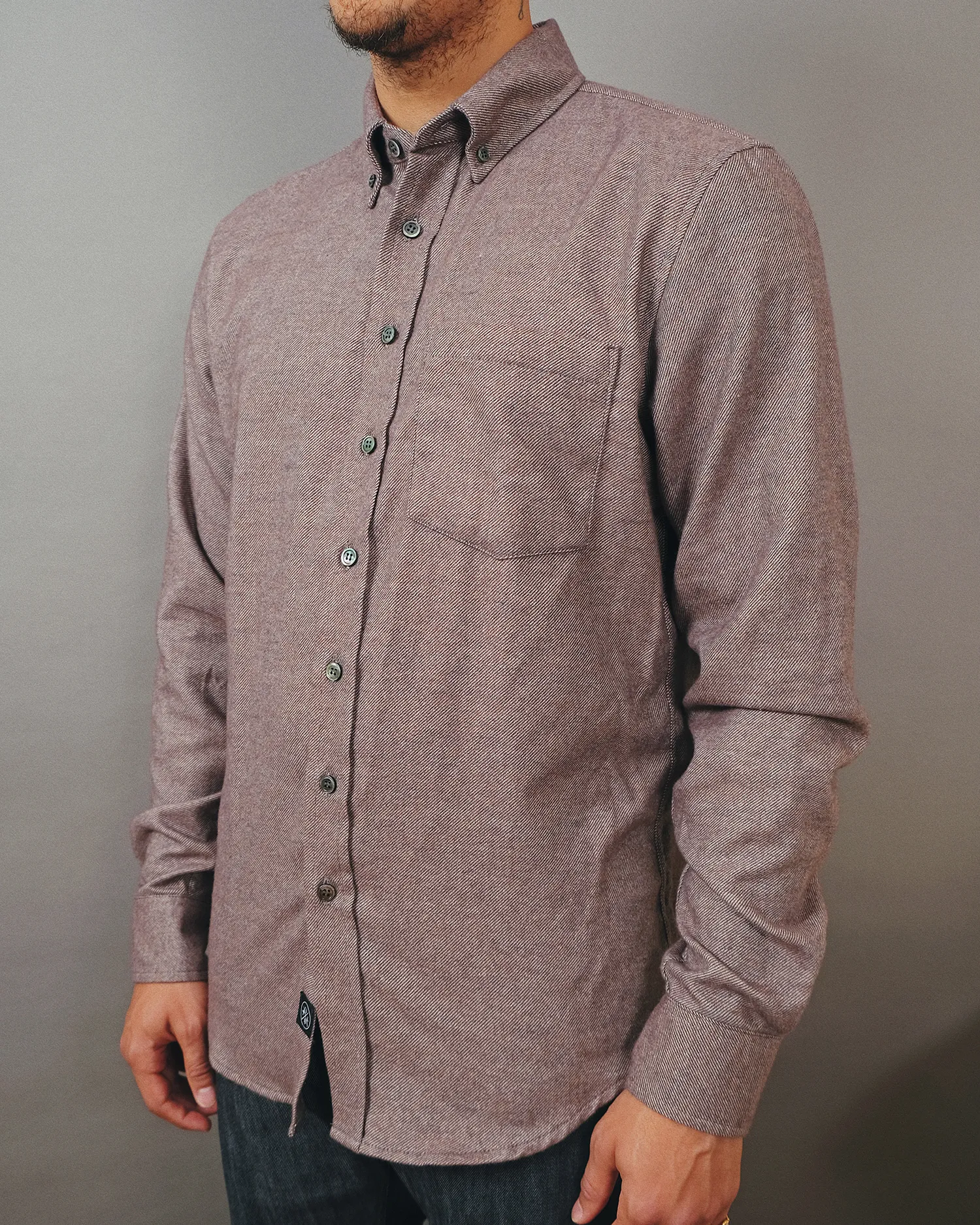 Hazel Twill Flannel Shirt sold by Outclass product image thumbnail 2