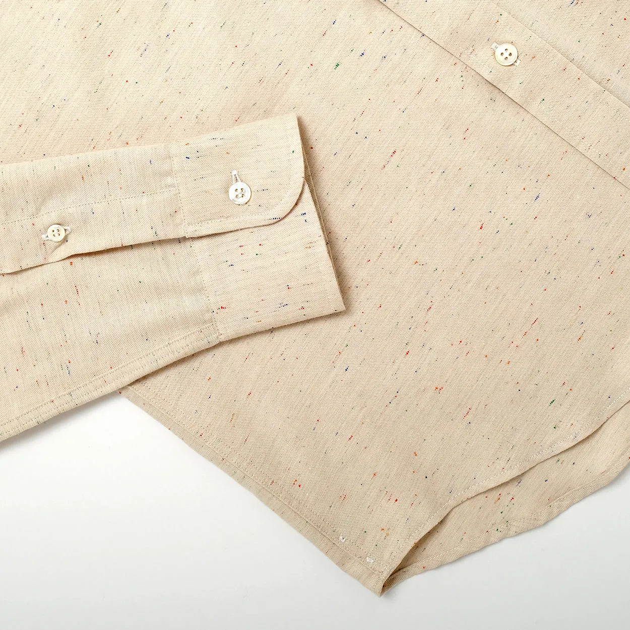 Ecru Fleck Shirt sold by Outclass product image thumbnail 5