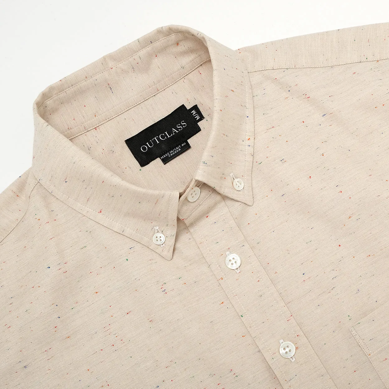 Ecru Fleck Shirt sold by Outclass product image thumbnail 4