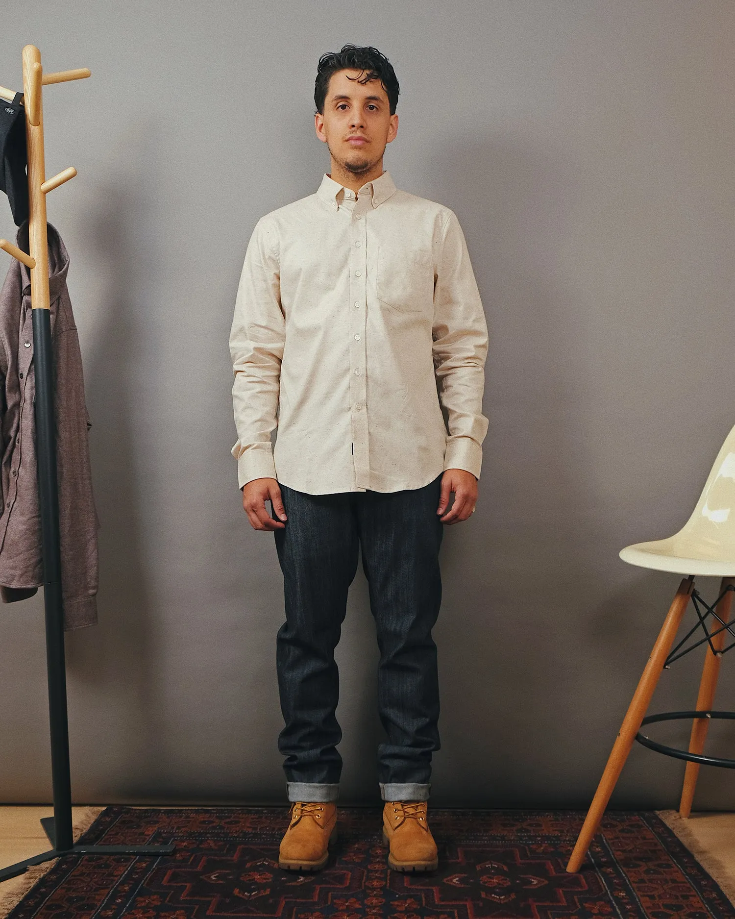 Ecru Fleck Shirt sold by Outclass product image thumbnail 3