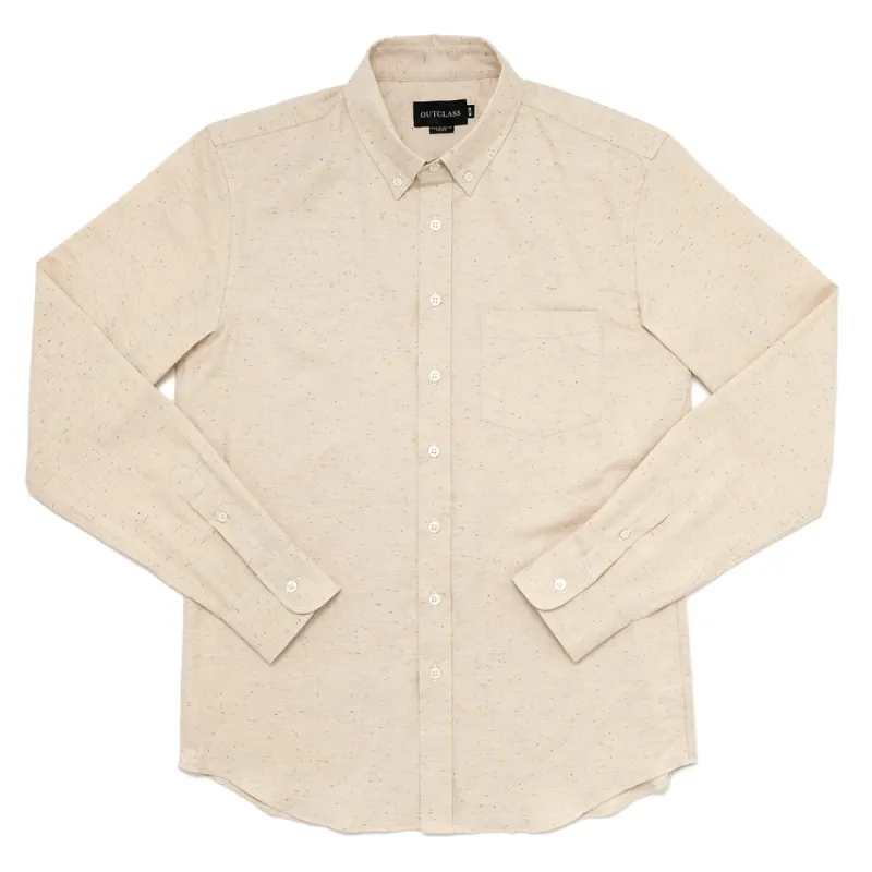 Ecru Fleck Shirt sold by Outclass