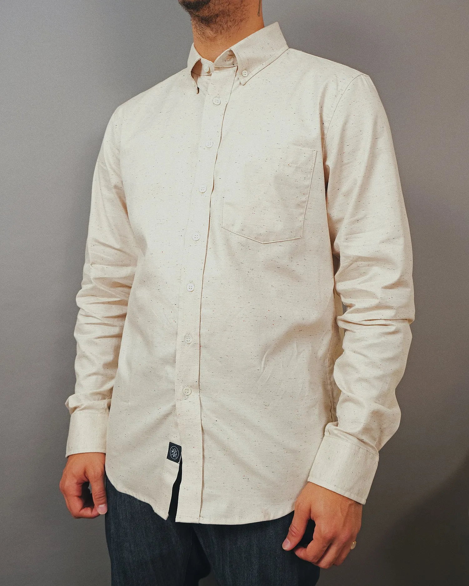 Ecru Fleck Shirt sold by Outclass product image thumbnail 2