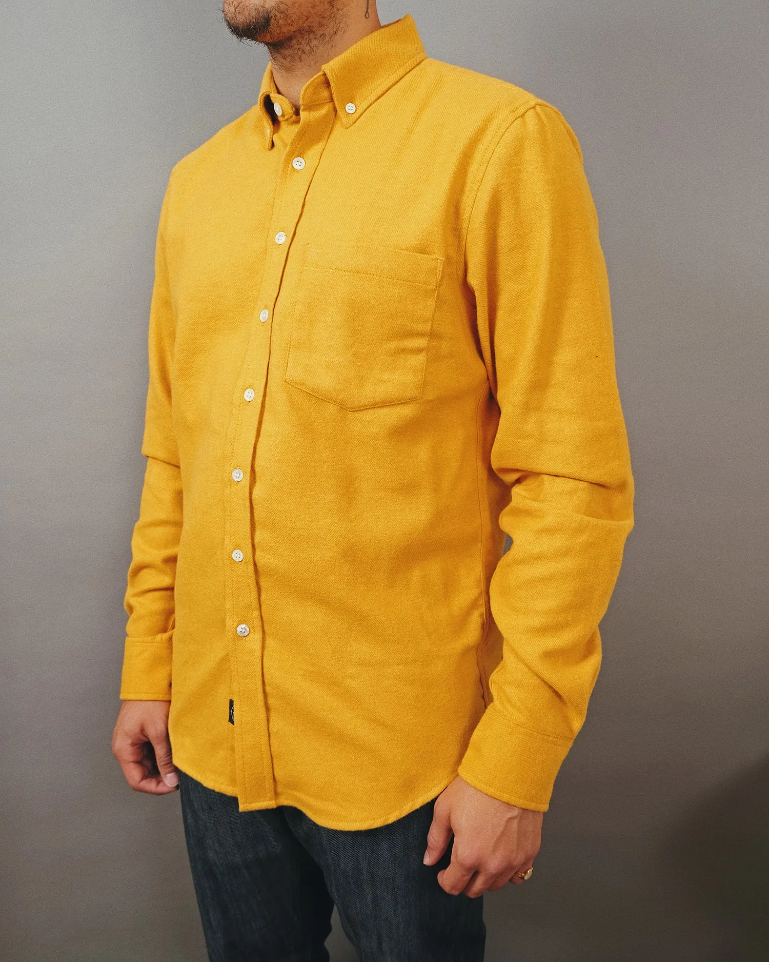 Saffron Twill Flannel Shirt sold by Outclass product image thumbnail 2