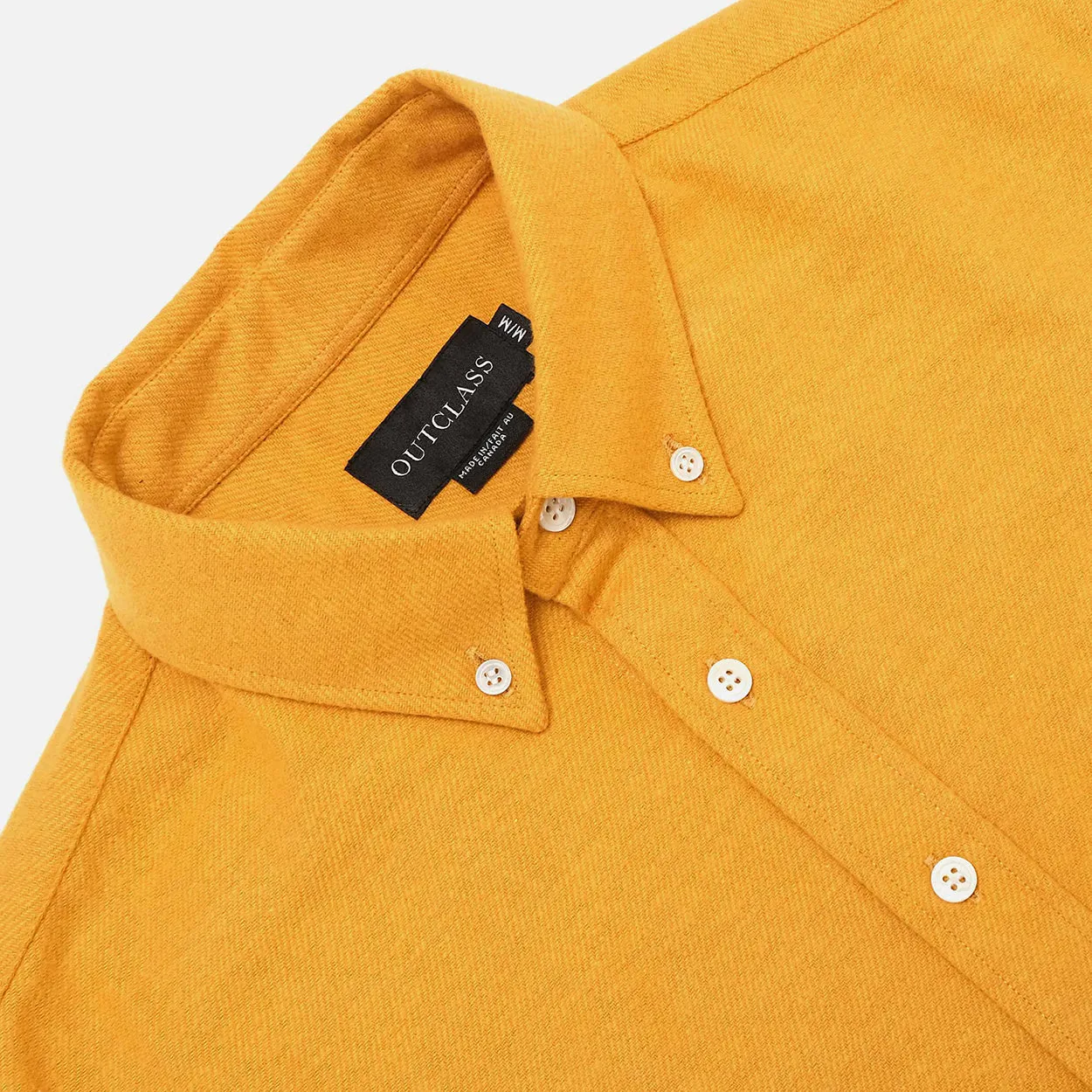 Saffron Twill Flannel Shirt sold by Outclass product image thumbnail 4