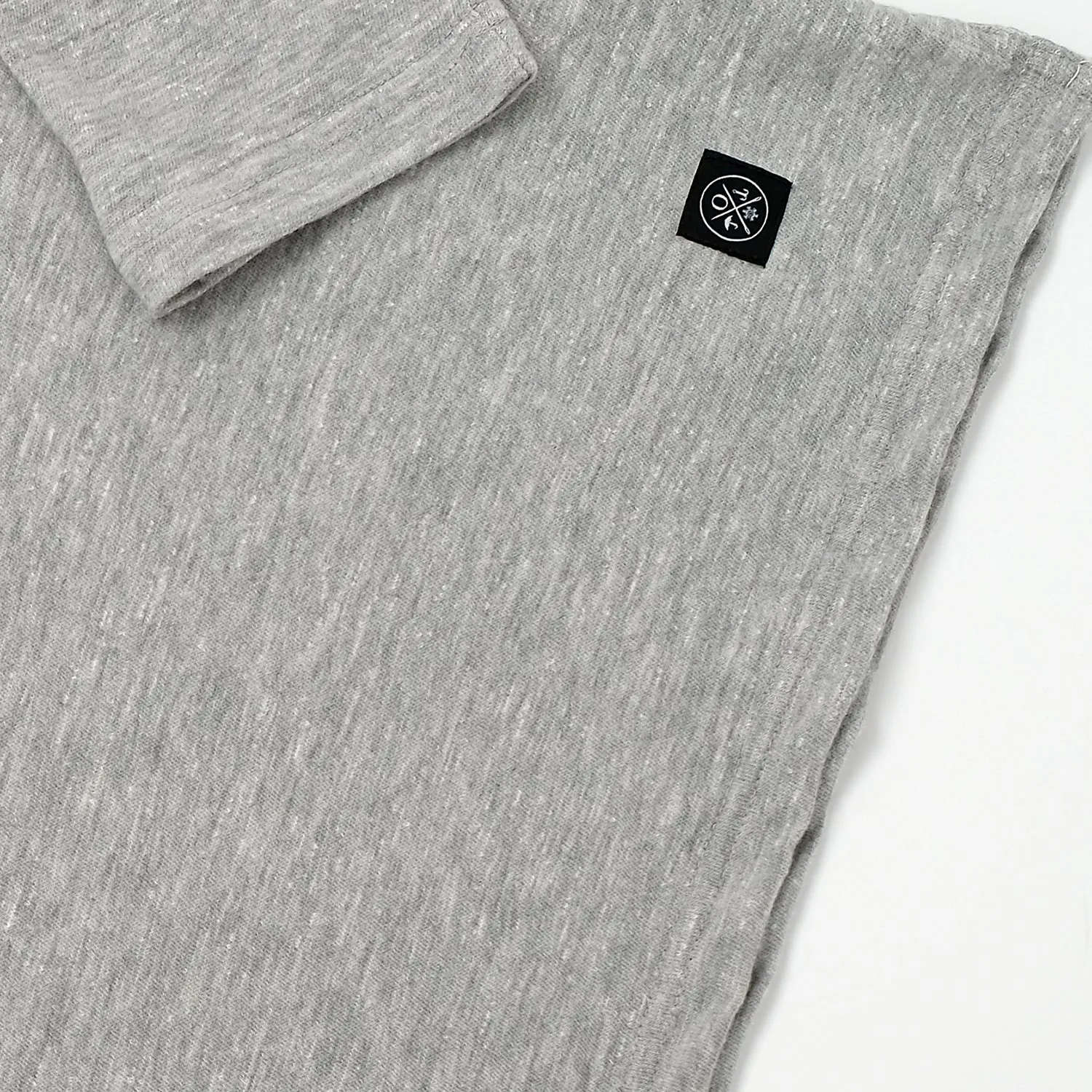 Heather Grey Double Slub Pocket T-Shirt sold by Outclass product image thumbnail 5