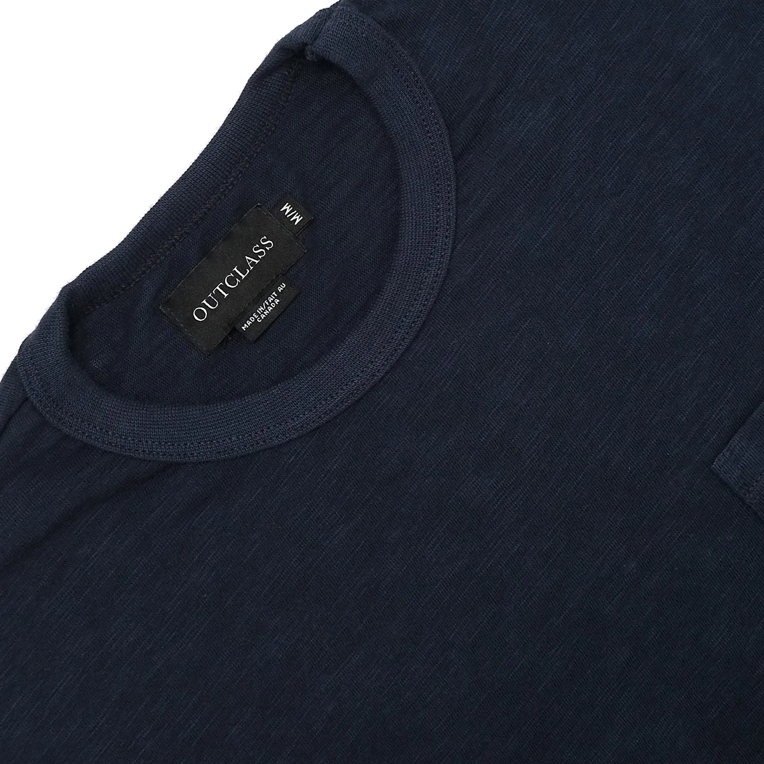 Navy Double Slub Pocket T-Shirt AW24 sold by Outclass product image thumbnail 4