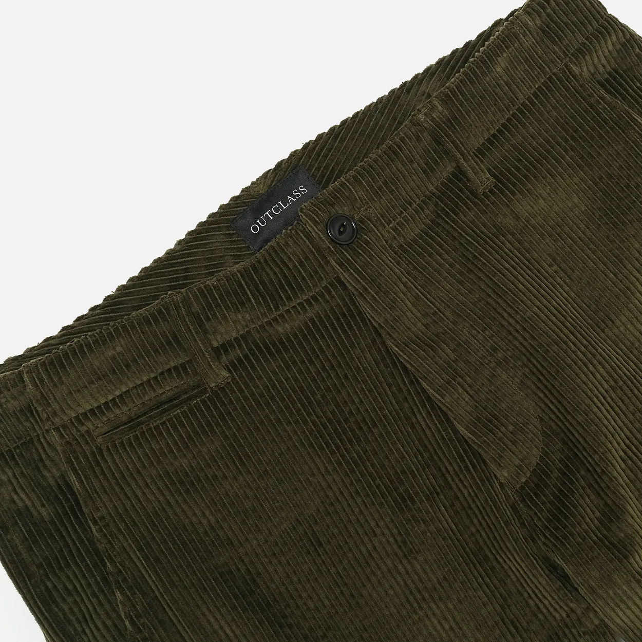 Olive Corduroy Camp Pant sold by Outclass product image thumbnail 4