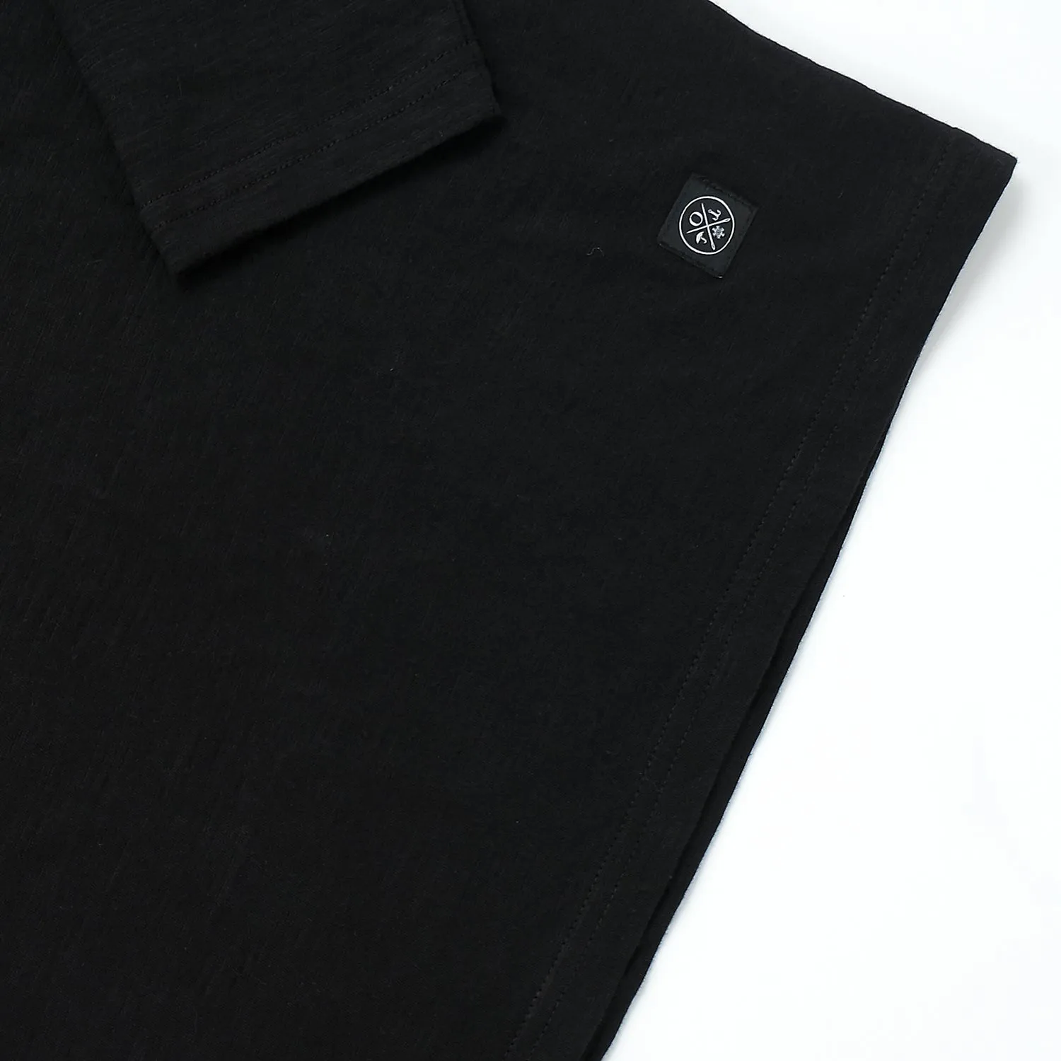 Black Slub L/S Pocket T-Shirt sold by Outclass product image thumbnail 3