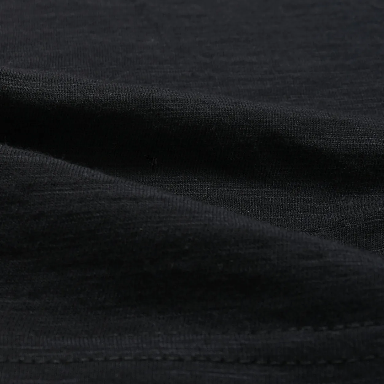 Black Slub L/S Pocket T-Shirt sold by Outclass product image thumbnail 4