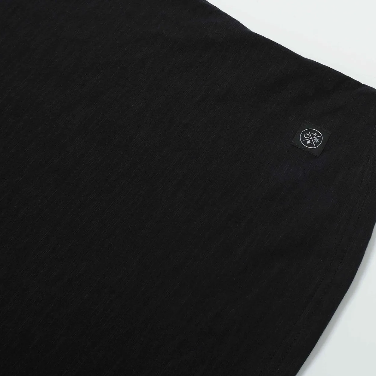 Black Slub S/S Henley sold by Outclass product image thumbnail 3