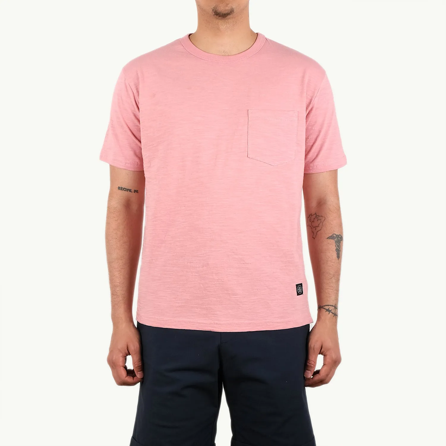 Rose Slub S/S Pocket T-Shirt sold by Outclass product image thumbnail 5