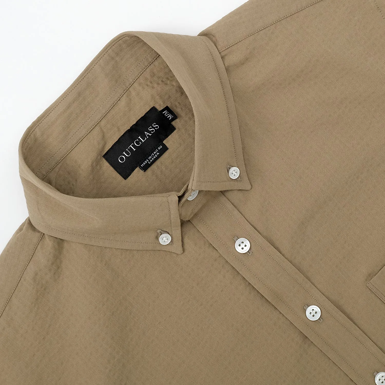 Moss Seersucker S/S Classic Shirt sold by Outclass product image thumbnail 2