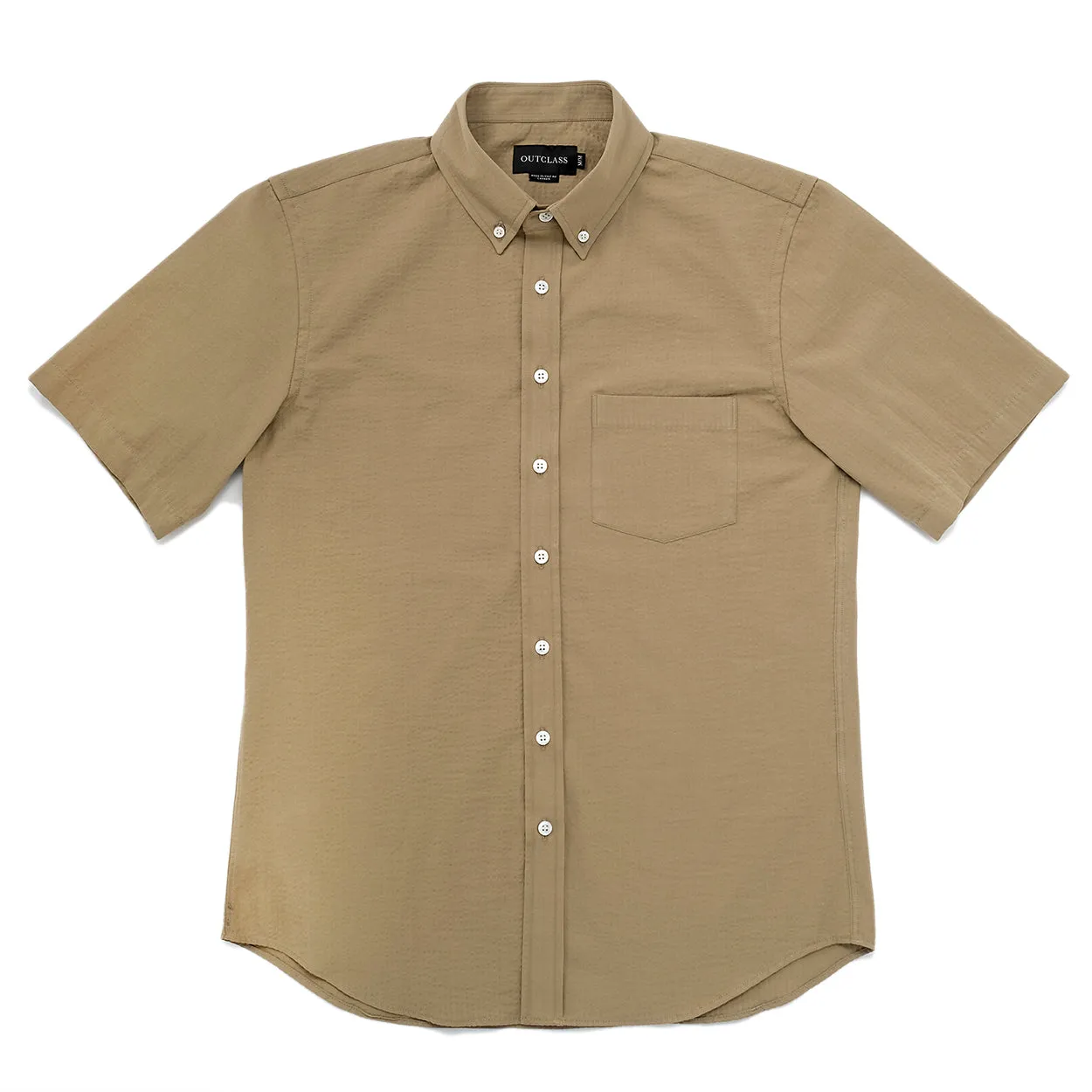 Moss Seersucker S/S Classic Shirt sold by Outclass