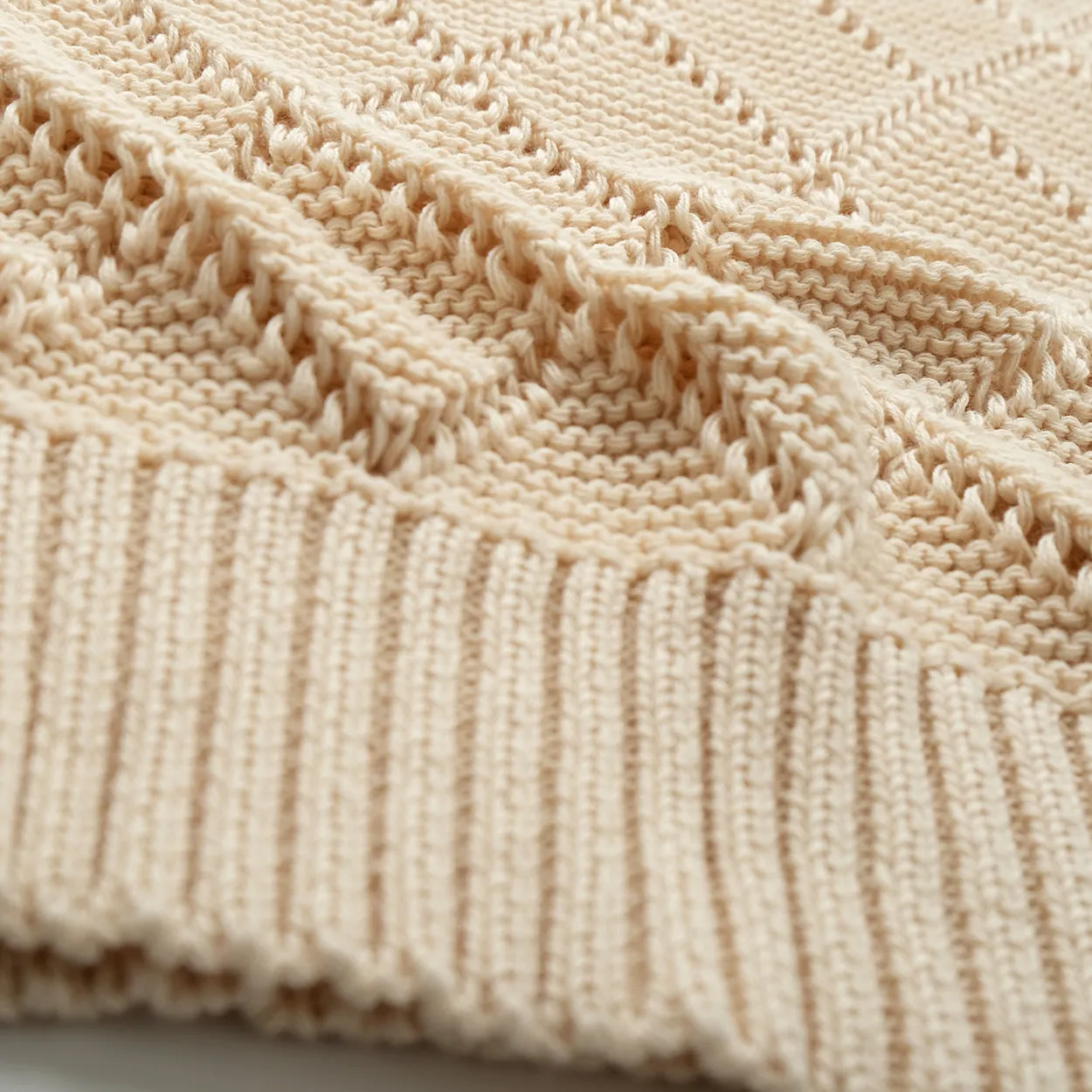 Ecru Crochet Crewneck sold by Outclass product image thumbnail 4