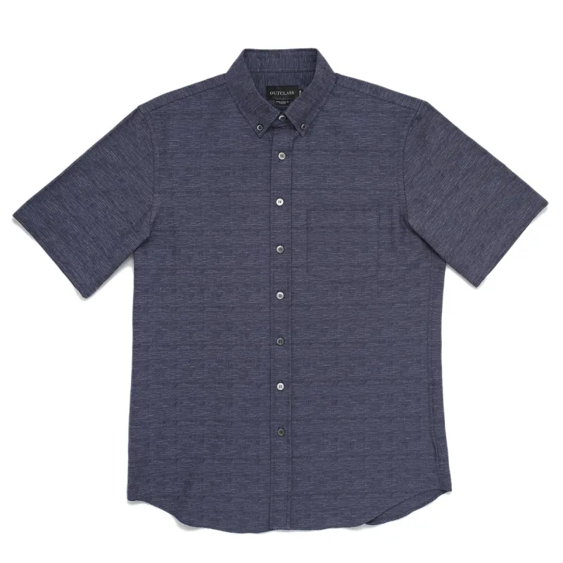 Navy Static S/S Shirt sold by Outclass