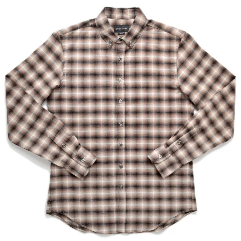 Hazel Shadow Plaid Flannel Shirt sold by Outclass