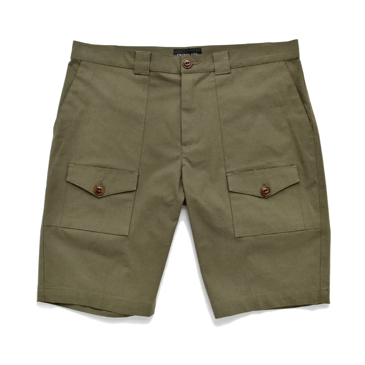 Olive Expedition Shorts sold by Outclass