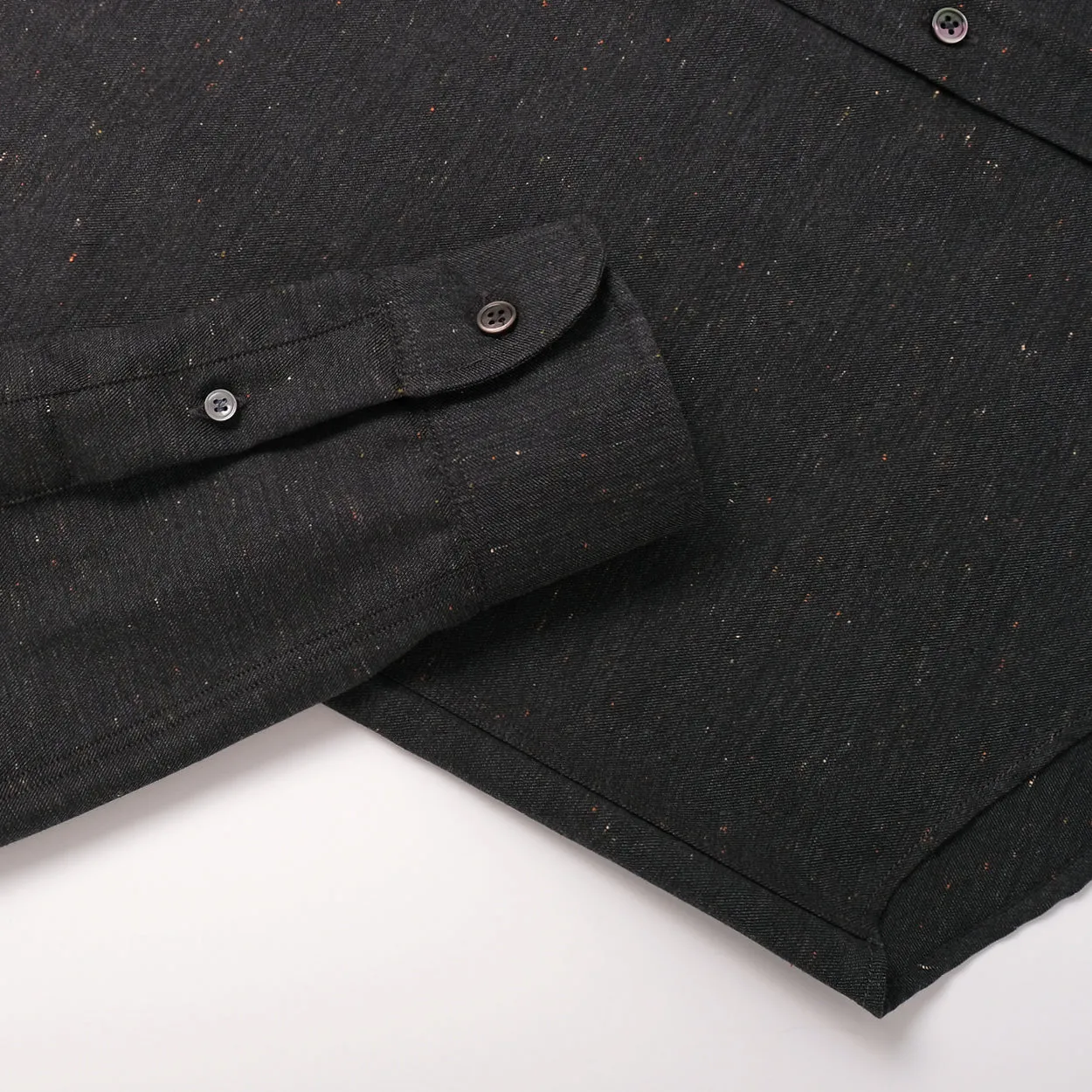 Black Fleck Shirt sold by Outclass product image thumbnail 3