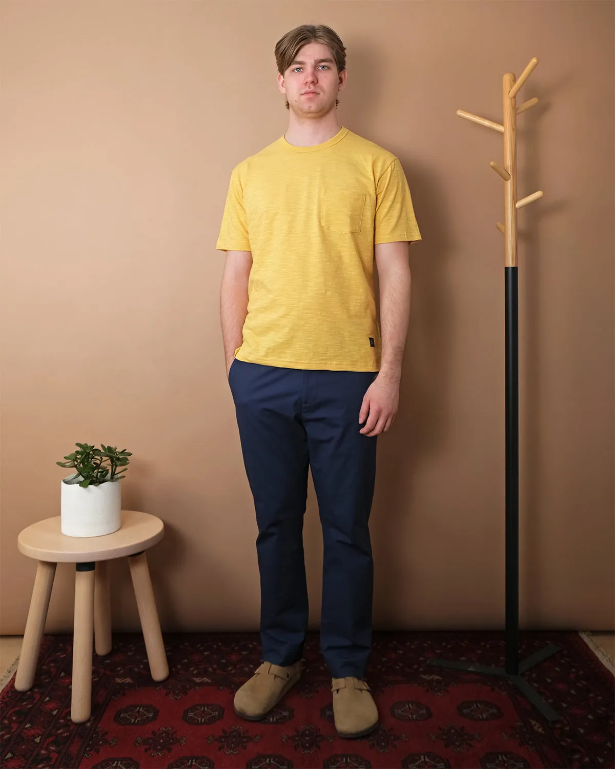 Turmeric Slub S/S Pocket T-Shirt sold by Outclass product image thumbnail 3