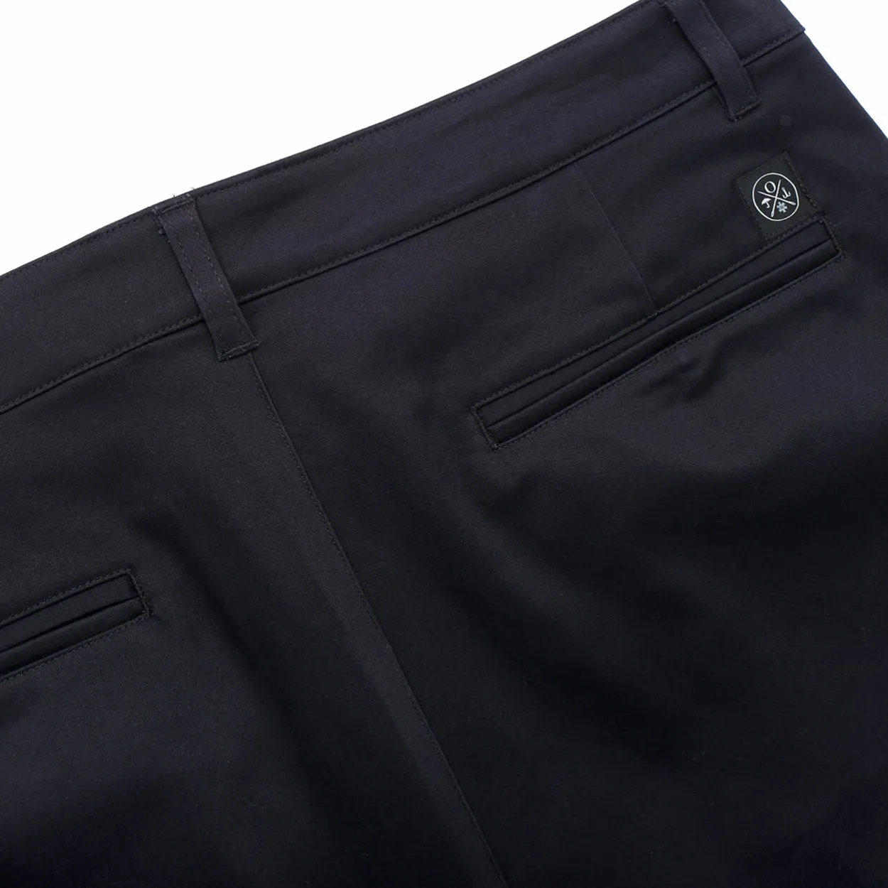 Navy Sateen Pleated Trousers sold by Outclass product image thumbnail 5