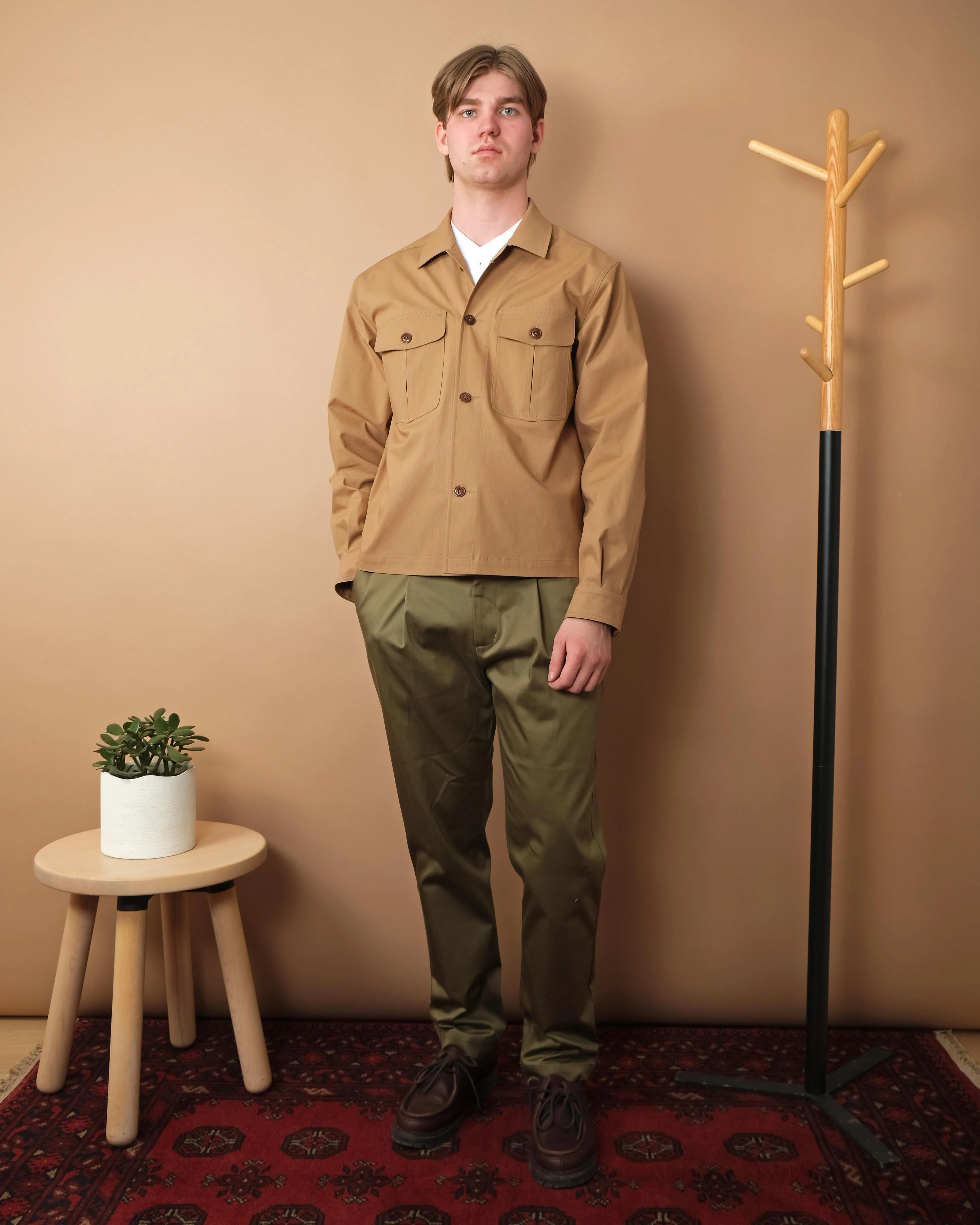 Moss Ripstop Safari Jacket sold by Outclass product image thumbnail 3