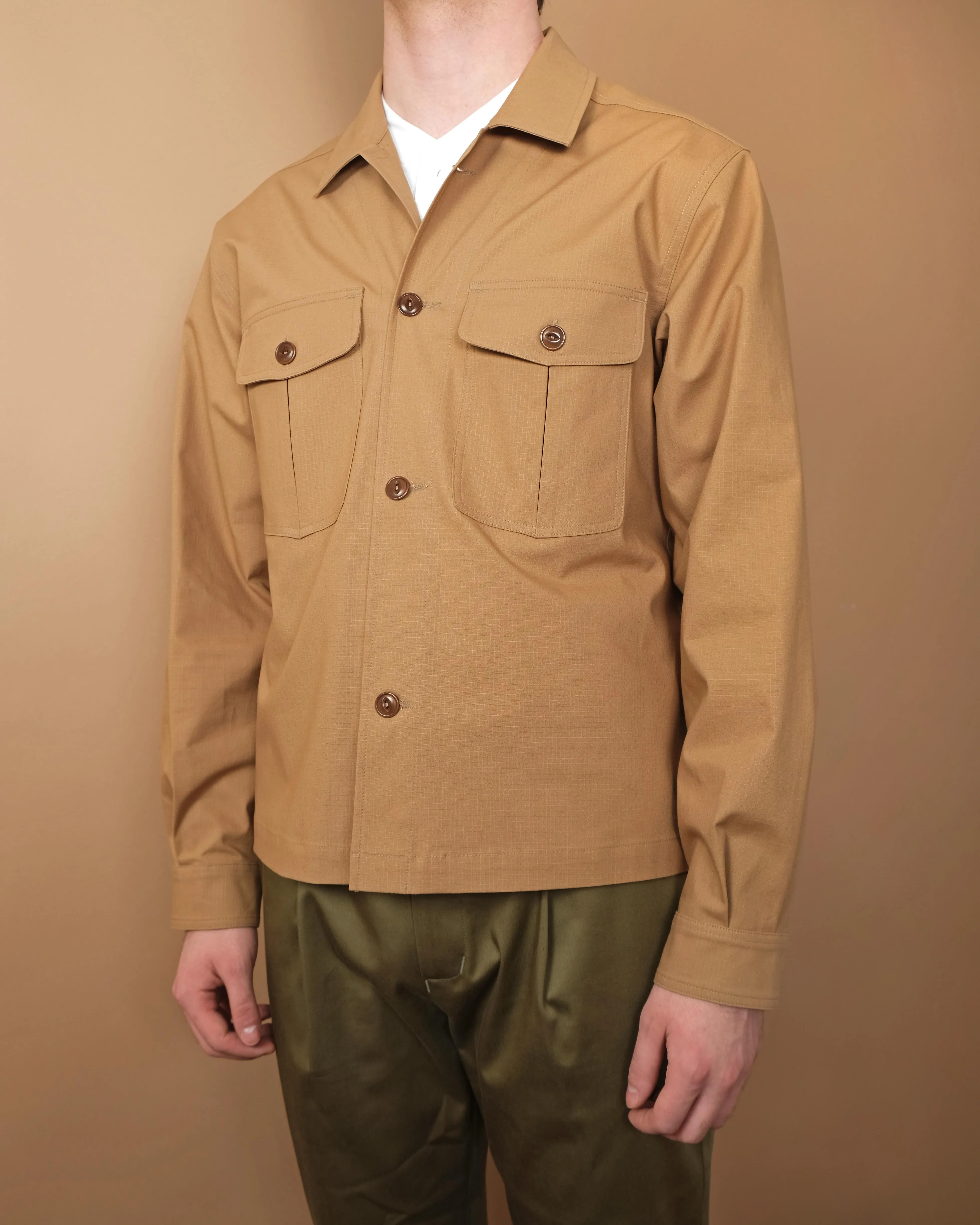 Moss Ripstop Safari Jacket sold by Outclass product image thumbnail 2