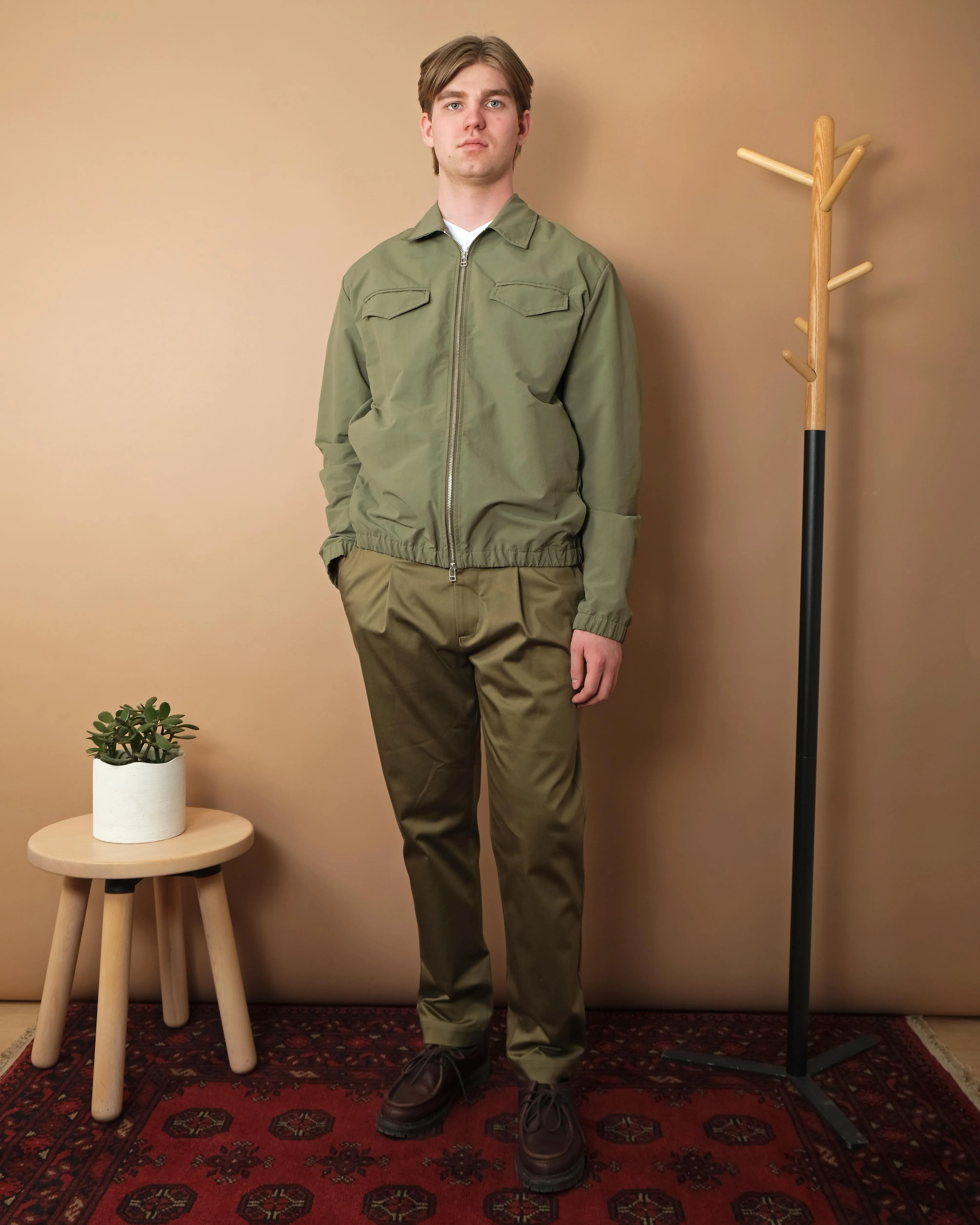 Olive Ripstop Coach Jacket sold by Outclass product image thumbnail 3