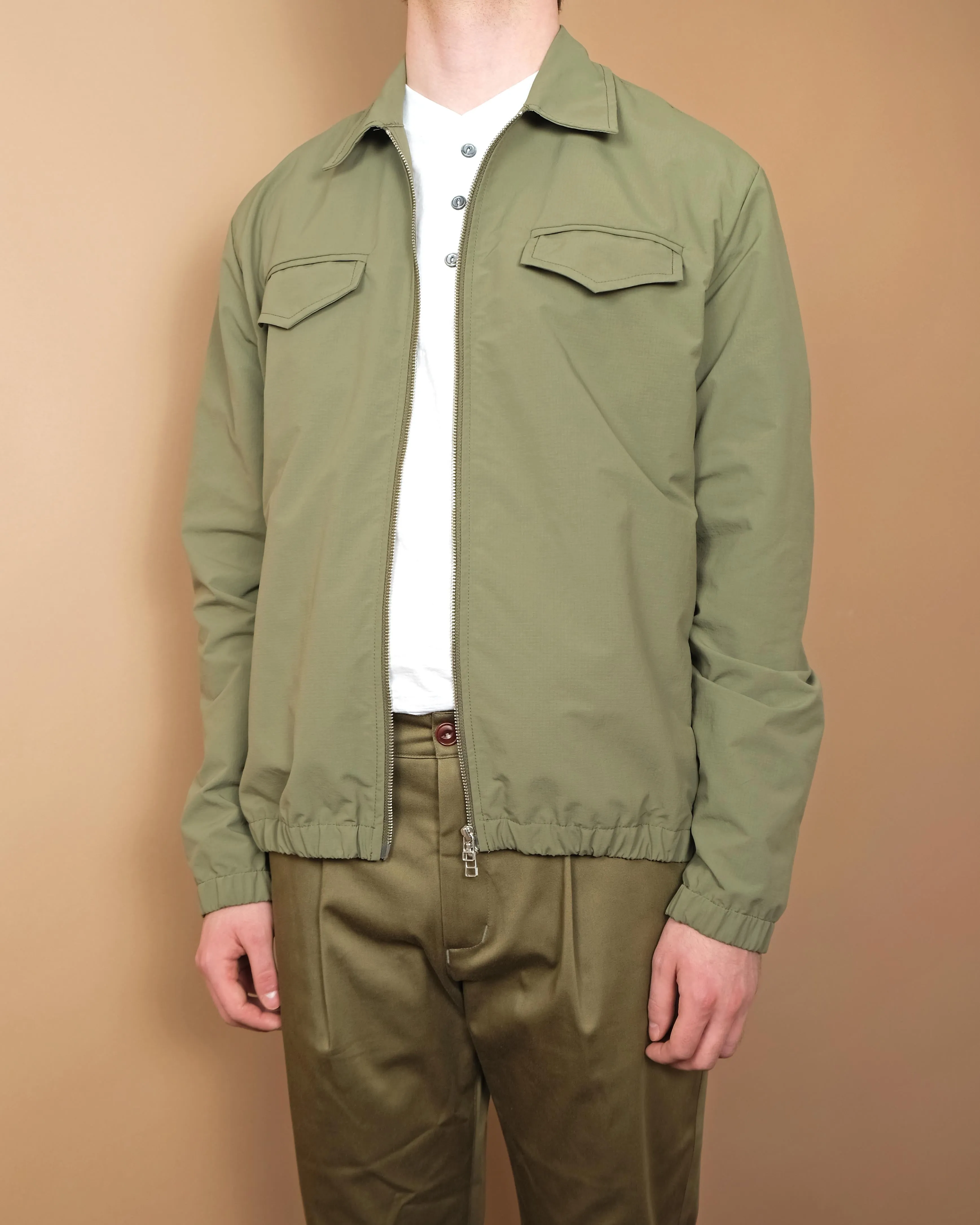Olive Ripstop Coach Jacket sold by Outclass product image thumbnail 4