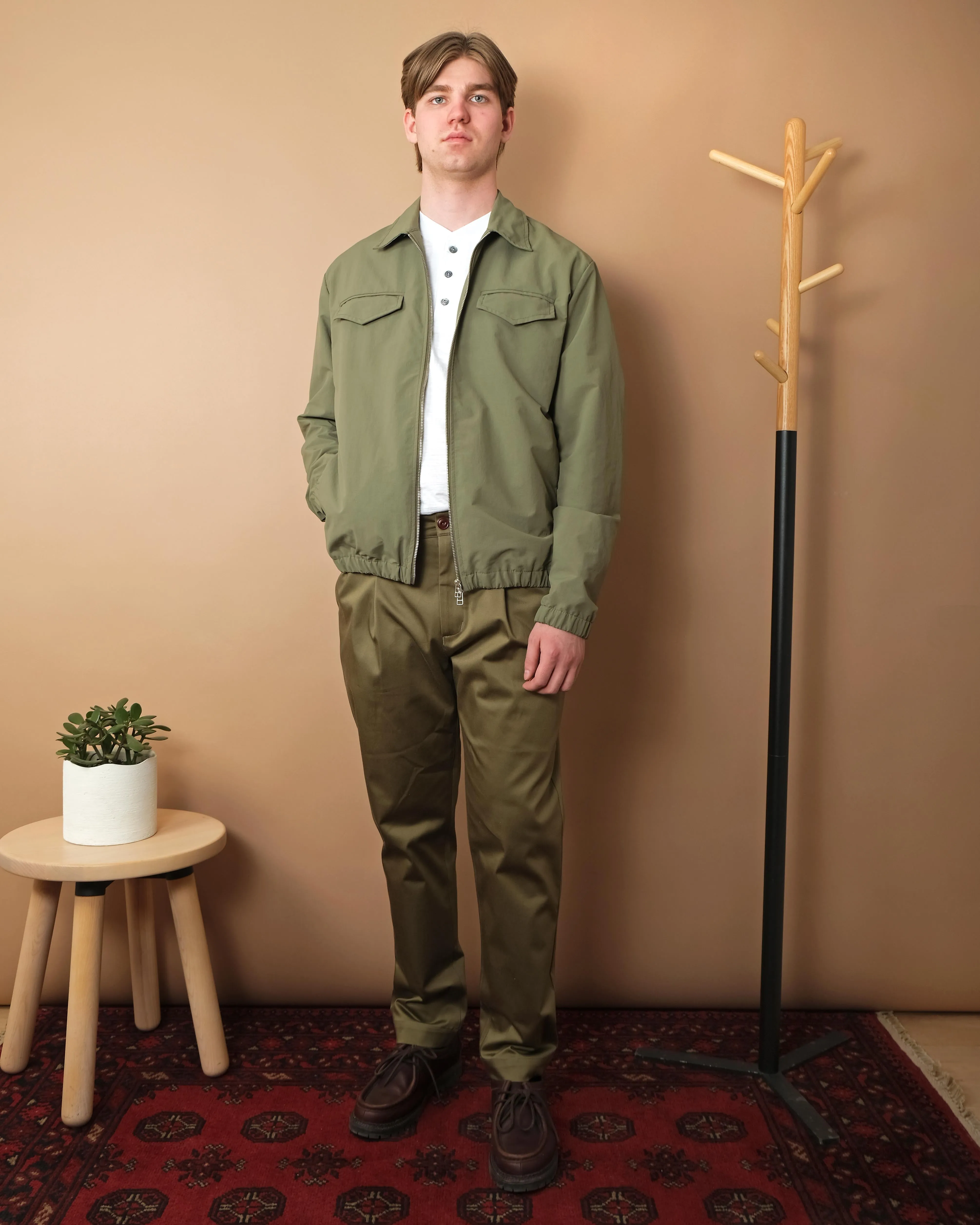 Olive Ripstop Coach Jacket sold by Outclass product image thumbnail 5