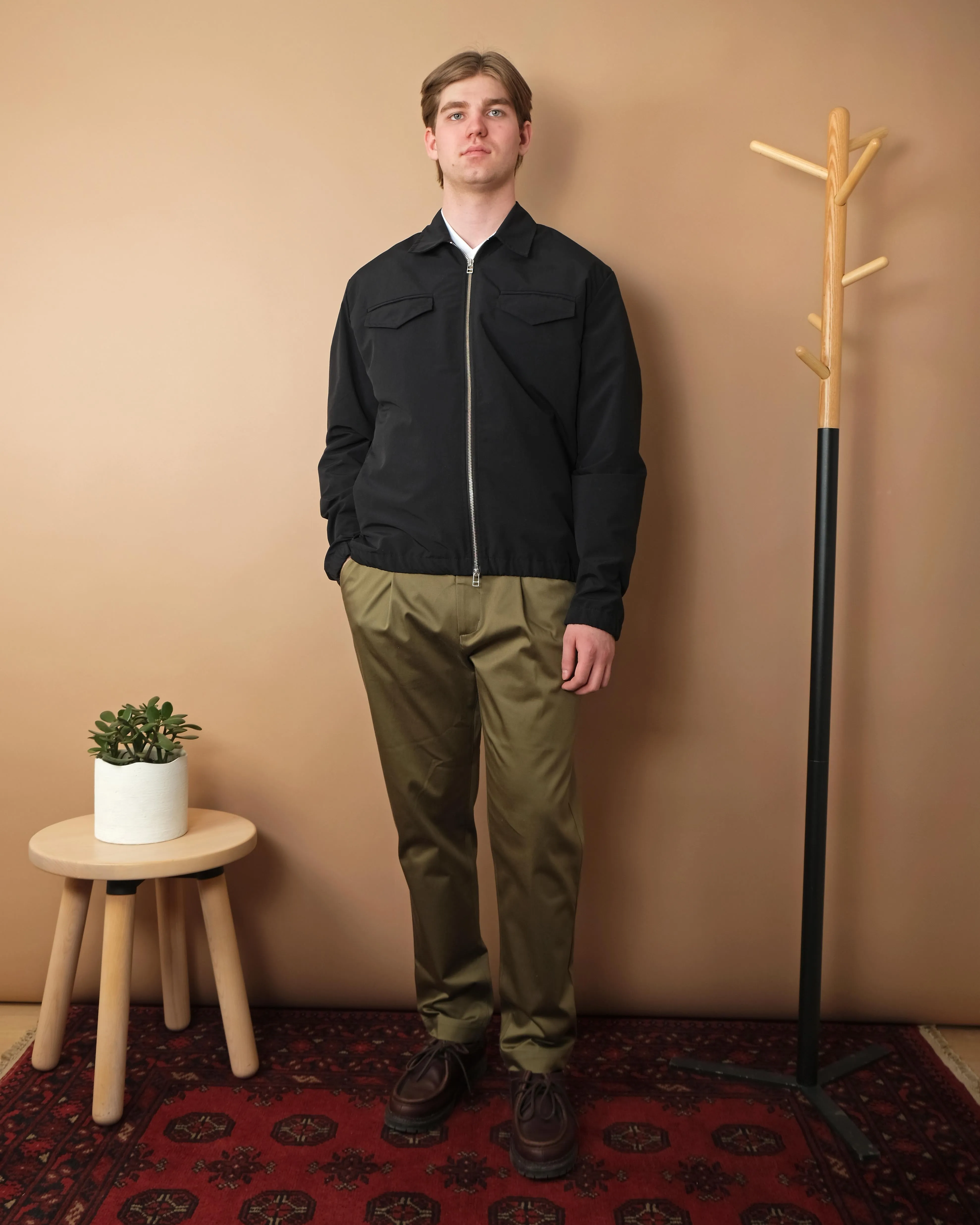 Black Ripstop Coach Jacket sold by Outclass product image thumbnail 3