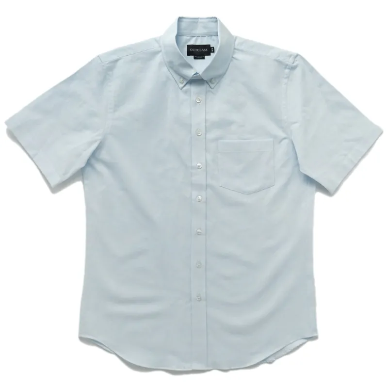 Teal Linen S/S Classic Shirt sold by Outclass