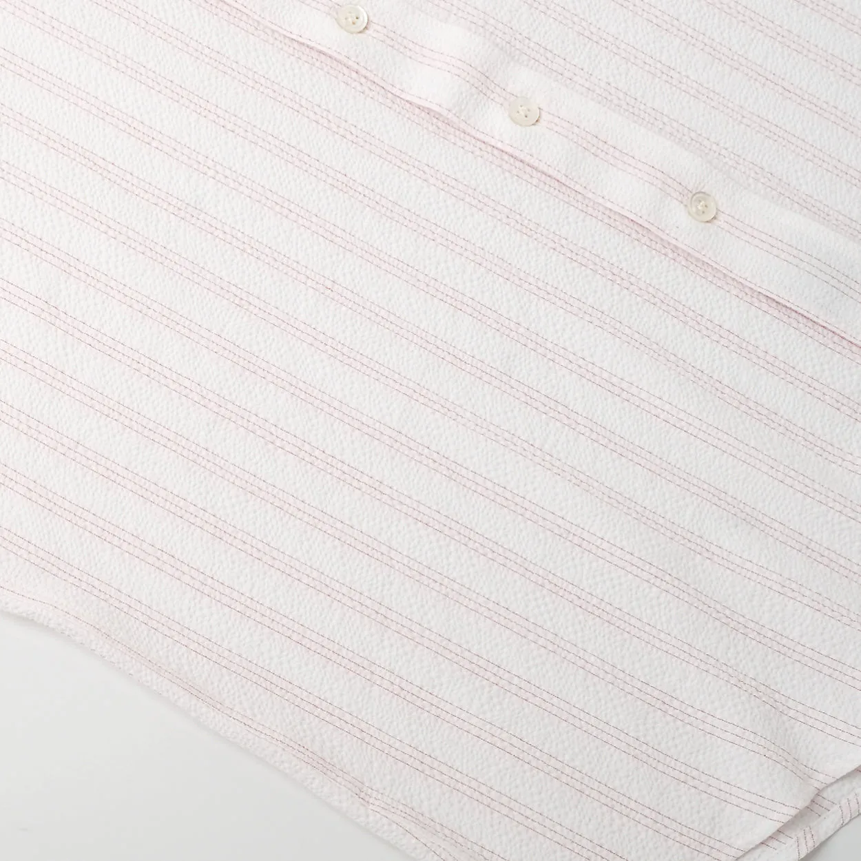 Salmon Stripe S/S Classic Shirt sold by Outclass product image thumbnail 5