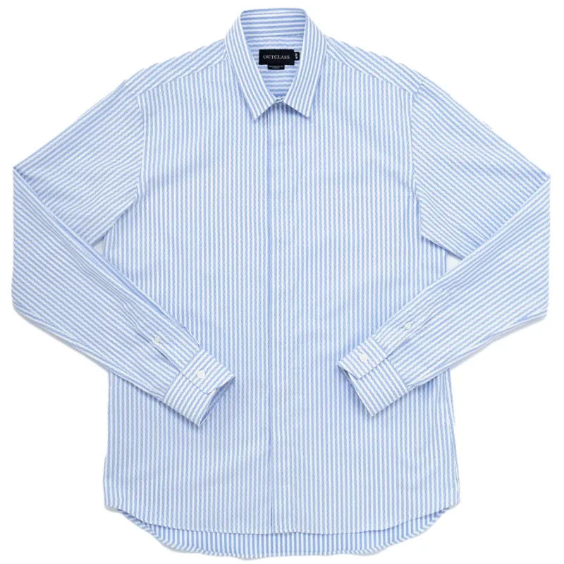 Fancy Stripe L/S Dress Shirt sold by Outclass