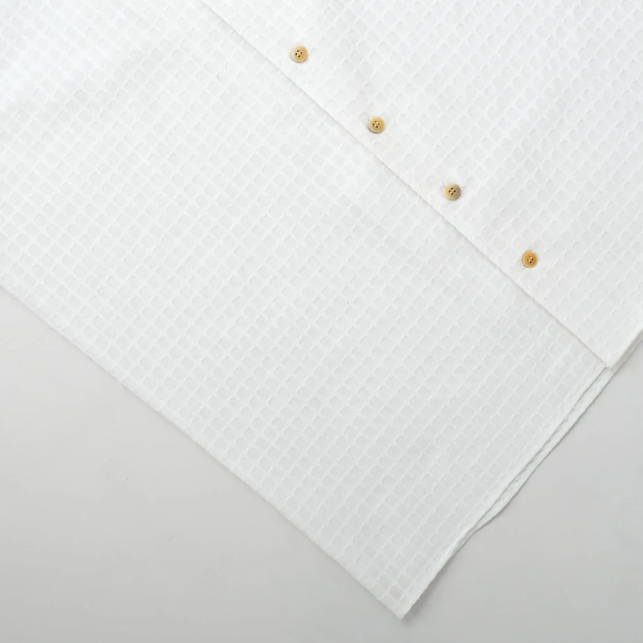 White Jacquard S/S Havana Shirt sold by Outclass product image thumbnail 5