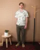 Banana Leaf Fleck S/S Havana Shirt sold by Outclass