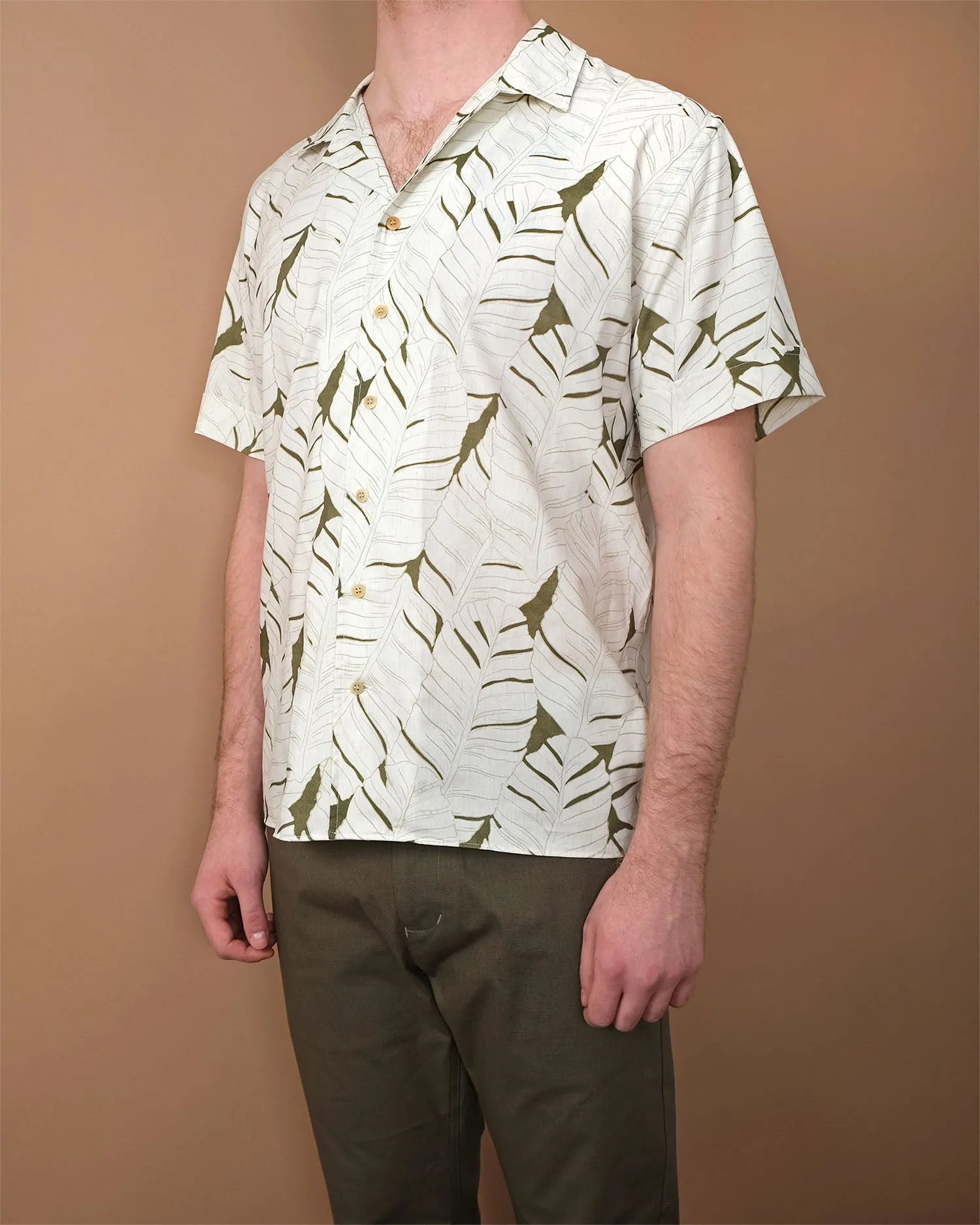 Banana Leaf Fleck S/S Havana Shirt sold by Outclass product image thumbnail 2