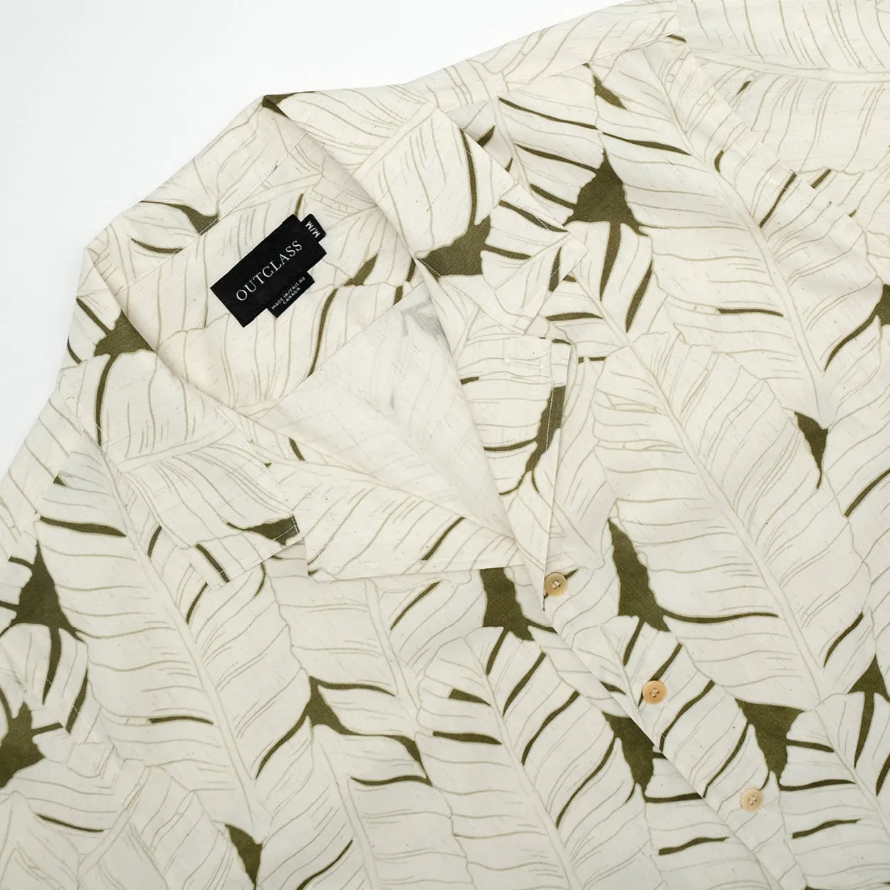 Banana Leaf Fleck S/S Havana Shirt sold by Outclass product image thumbnail 4